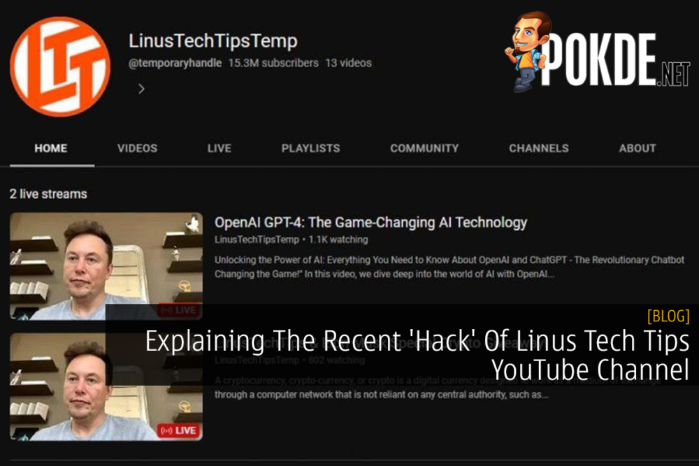Explaining The Recent 'Hack' Of Linus Tech Tips YouTube Channel 25