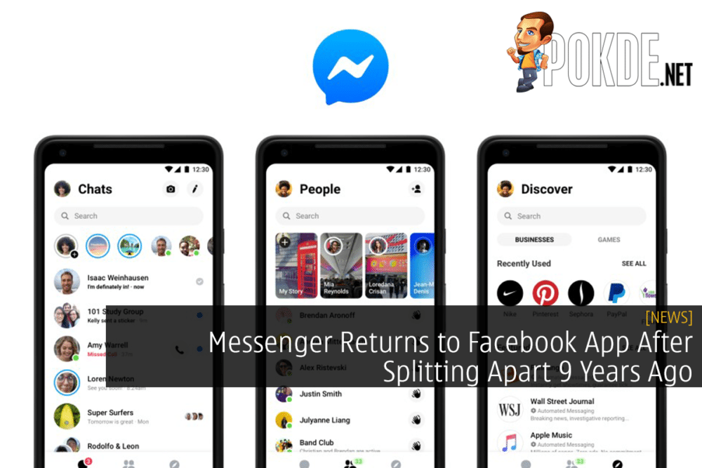 Messenger Returns to Facebook App After Splitting Apart 9 Years Ago 22