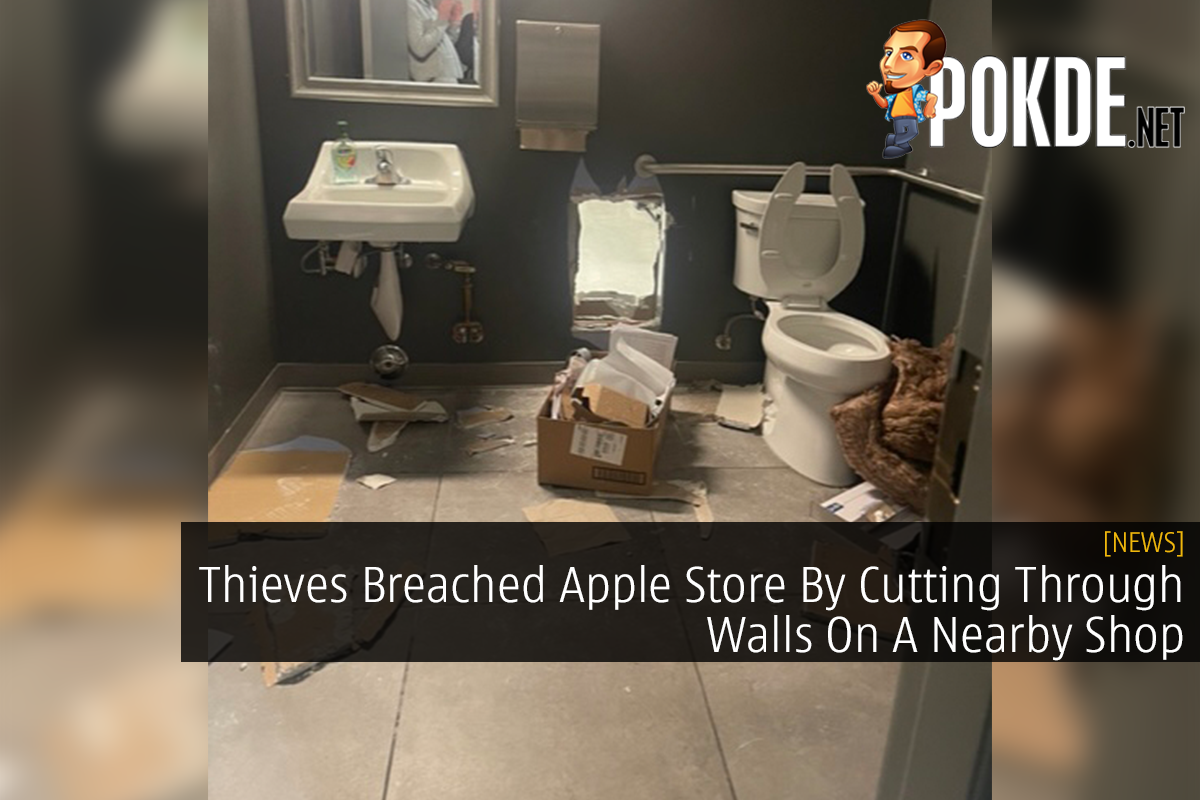 Thieves Breached Apple Store By Cutting Through Walls On A Nearby Shop 8
