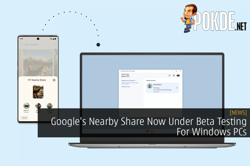 Google's Nearby Share Now Under Beta Testing For Windows PCs 23