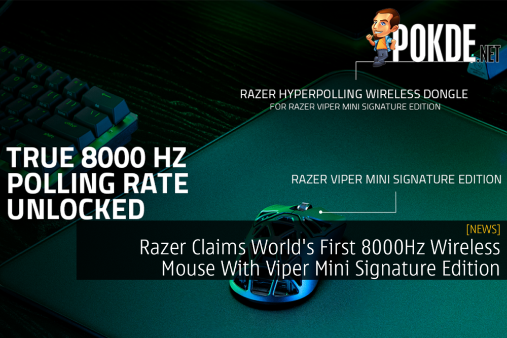 Razer Claims World's First 8000Hz Wireless Mouse With Viper Mini Signature Edition 32
