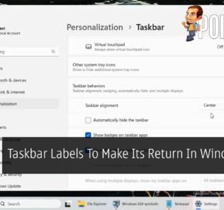 Taskbar Labels To Make Its Return In Windows 11 27