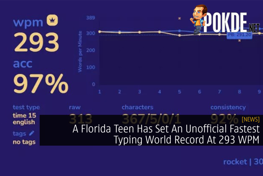 A Florida Teen Has Set An Unofficial Fastest Typing World Record At 293 WPM 25