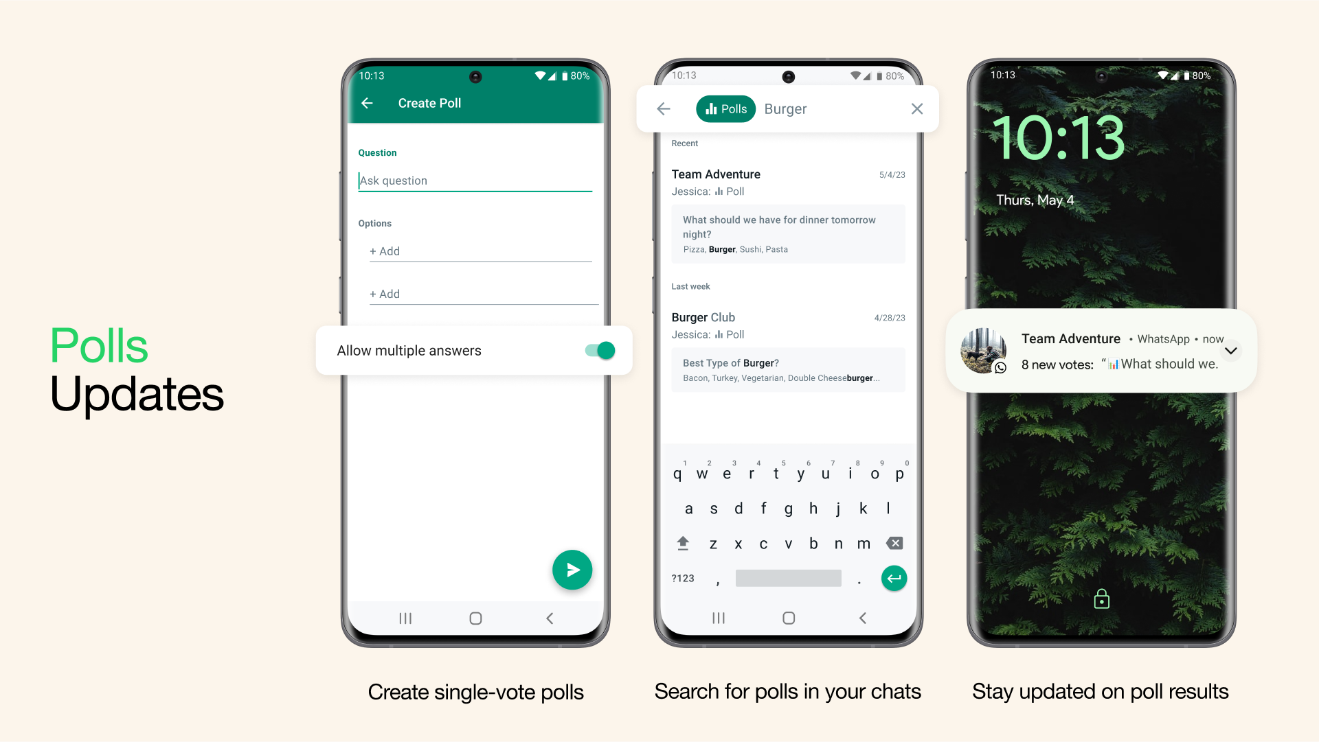 WhatsApp Updates Polls And Caption Features 31
