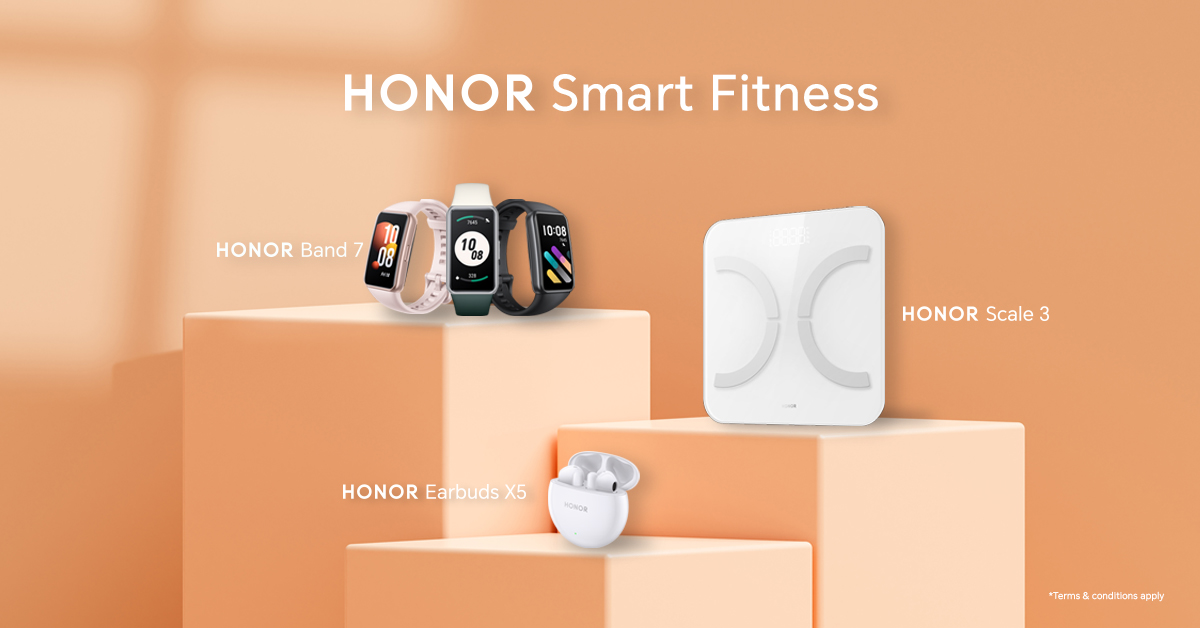 HONOR Introduces Band 7 Smartwatch, Earbuds X5 & Scale 3 Weighing Scale