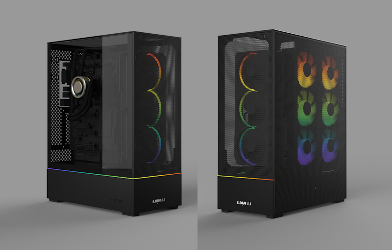 LIAN LI's Concept Case Features GPU In The Front And Radiator On The Right