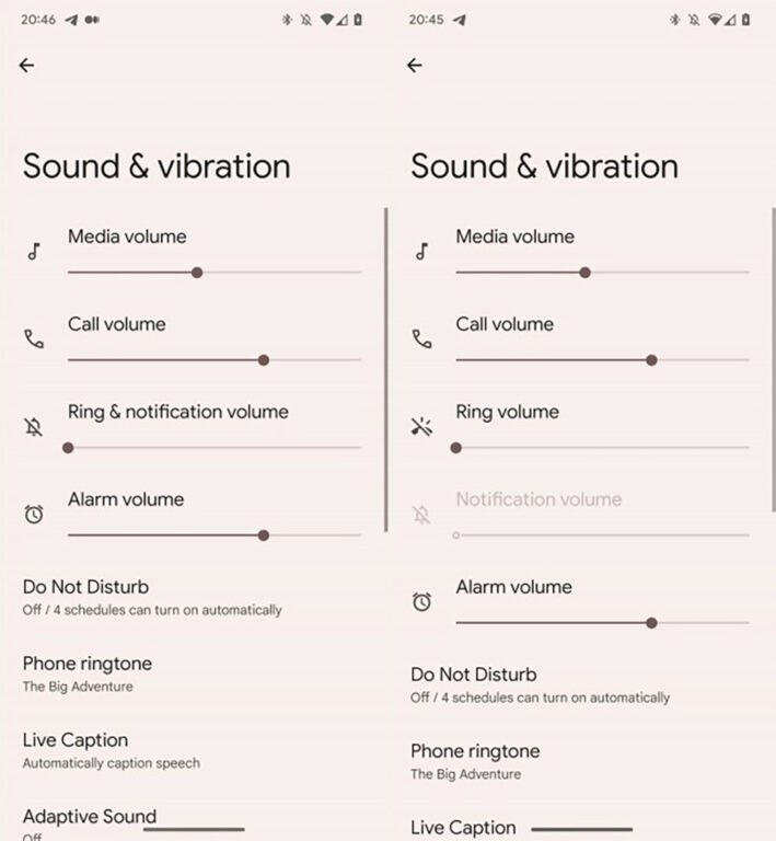 Android to Finally Get Separate Volume Sliders for Calls and Notifications