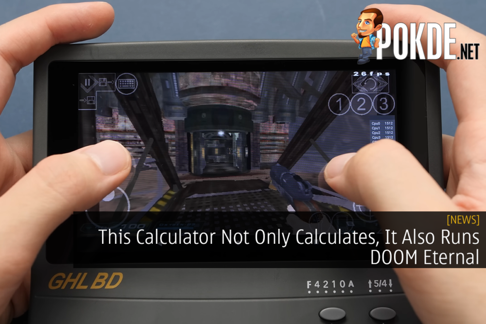 This Calculator Not Only Calculates, It Also Runs DOOM Eternal 26