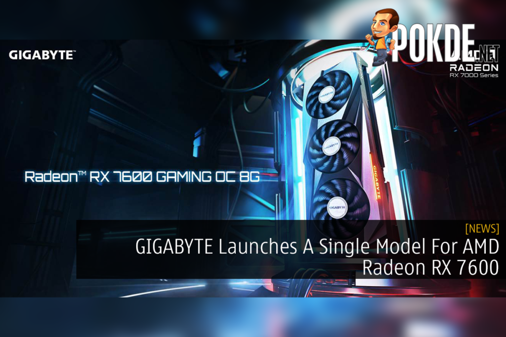 GIGABYTE Launches A Single Model For AMD Radeon RX 7600 29