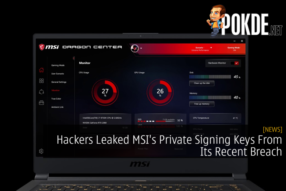 Hackers Leaked MSI's Private Signing Keys From Its Recent Breach 20