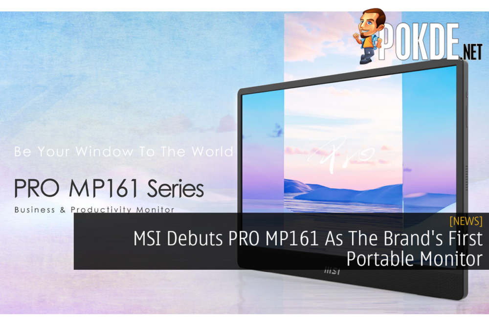 MSI Debuts PRO MP161 As The Brand's First Portable Monitor 28