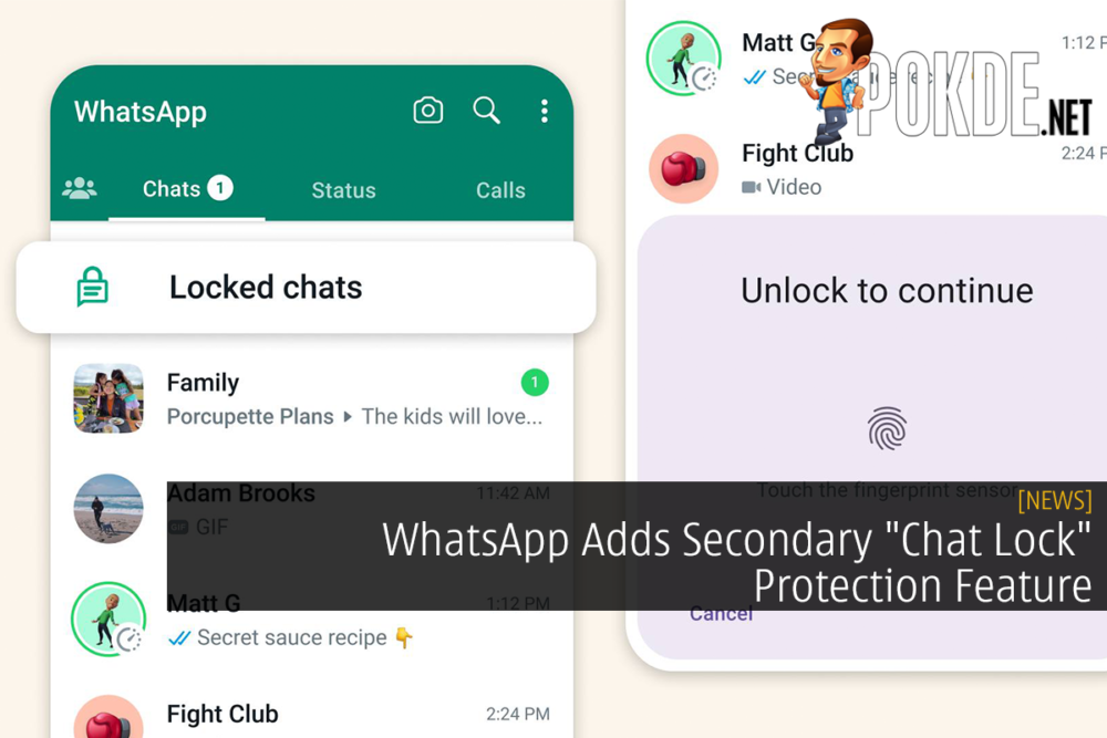 WhatsApp Adds Secondary "Chat Lock" Protection Feature 23