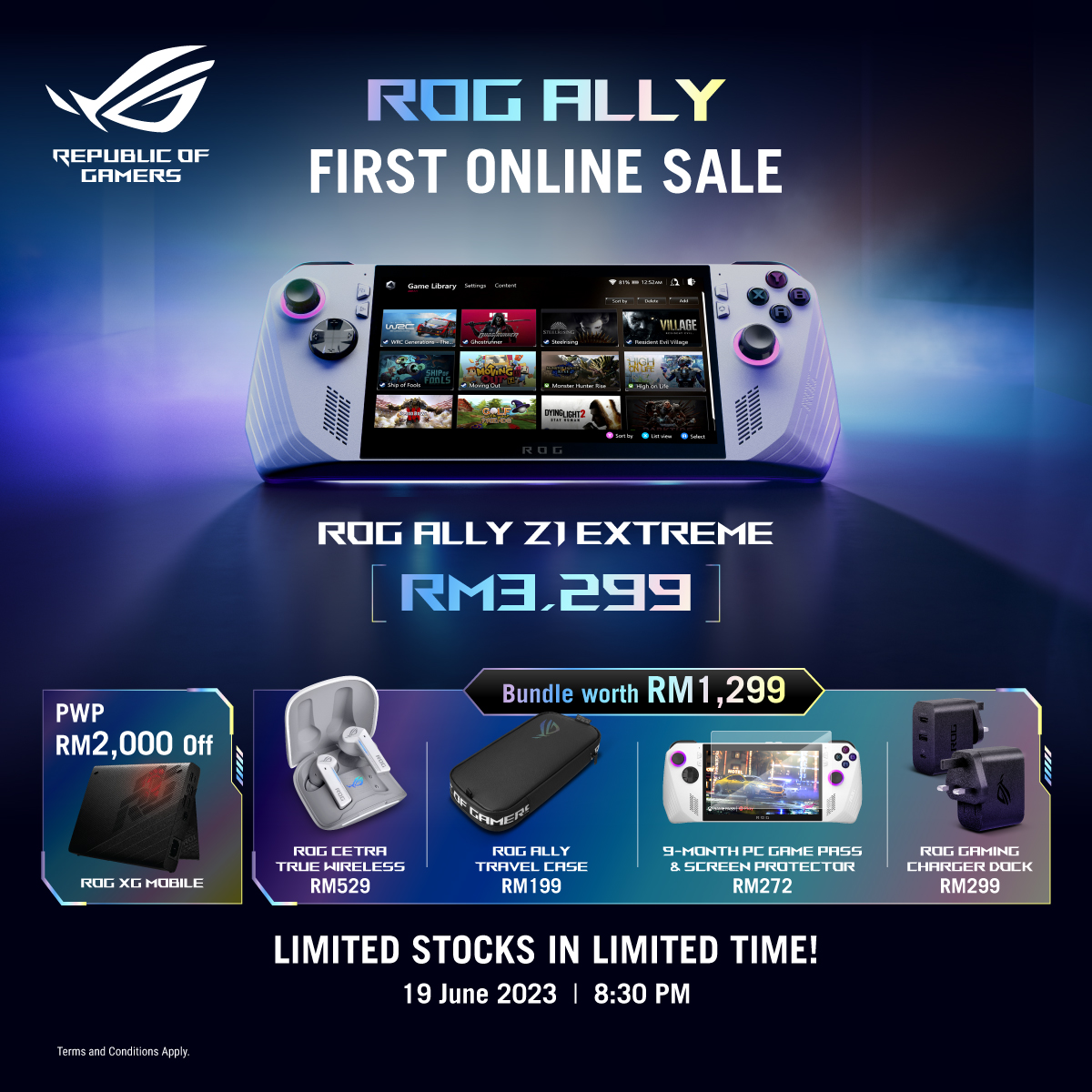ASUS Malaysia Officially Launching ROG Ally In July 1st, Priced At RM3299 37