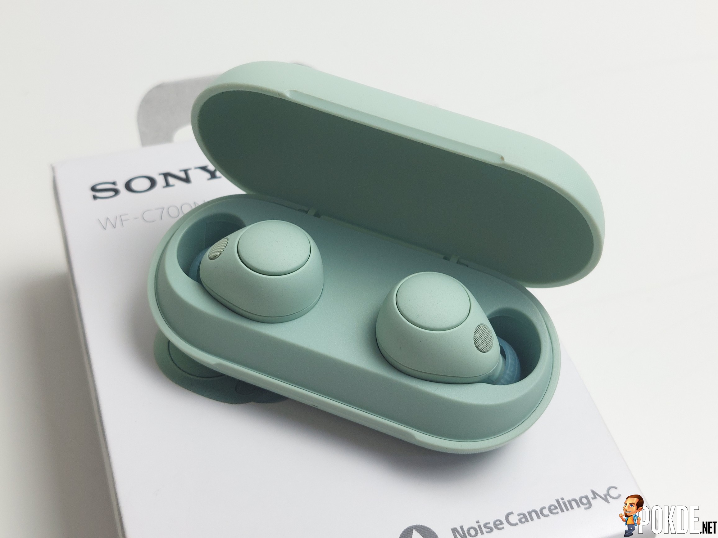 SONY Wireless Earphone WF-C700N Noise Canceling Bluetooth Green