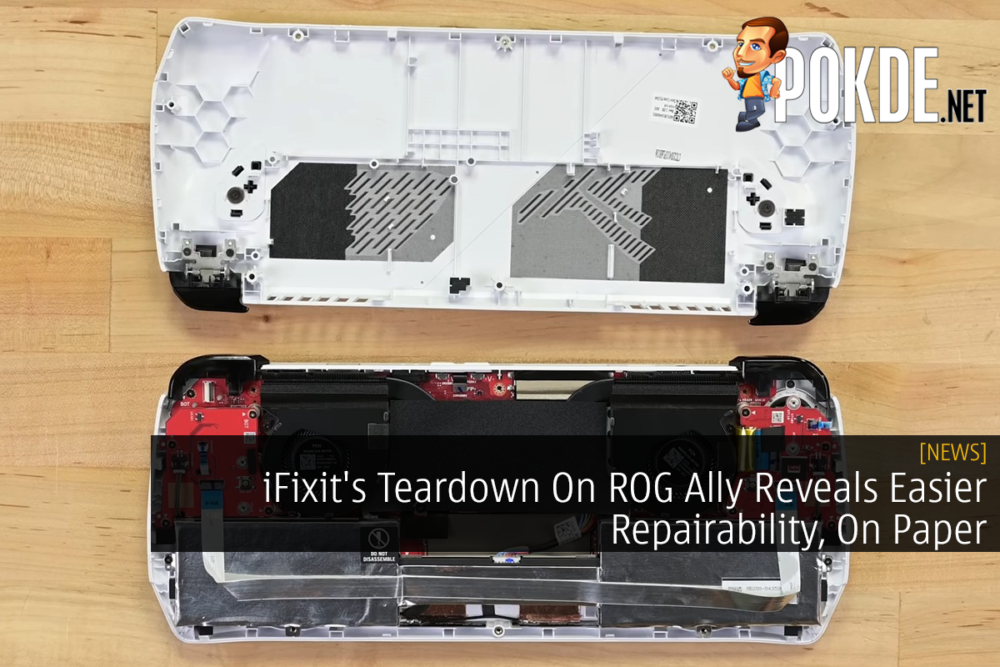 iFixit's Teardown On ROG Ally Reveals Easier Repairability, On Paper 26