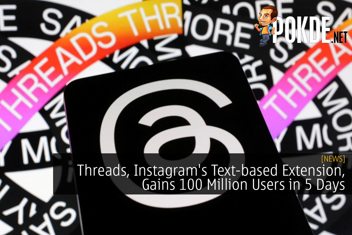 Threads, Instagram's Text-based Extension, Gains 100 Million Users in 5 Days