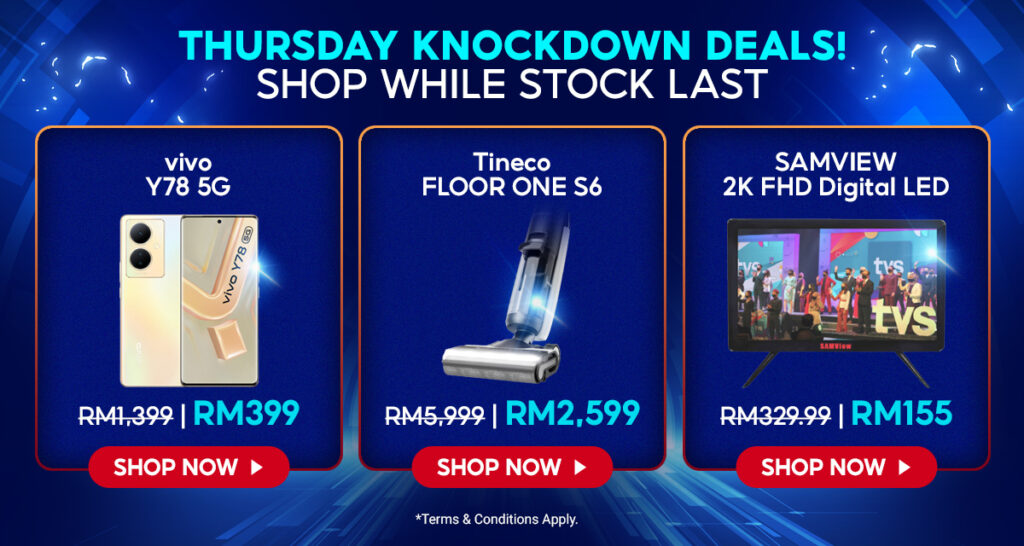 Unbeatable Deals Await: Shopee Electronics Zone with Up To 70% Discount and More Every Thursday