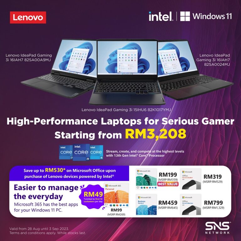 Discover Your Ideal Companion: Lenovo Laptops Powered by Intel®, Enhanced with Windows 11 and Microsoft 365