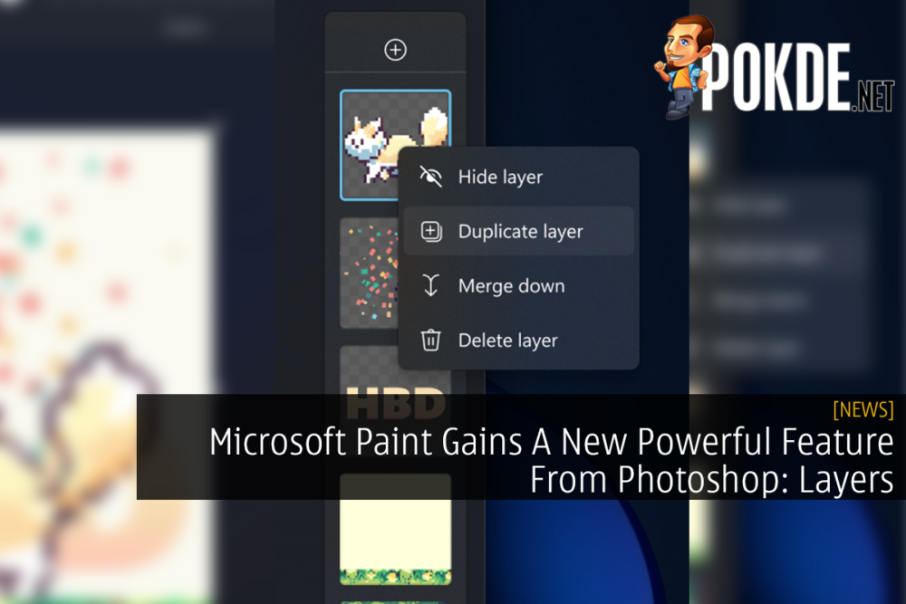 Microsoft Paint Gains A New Powerful Feature From Photoshop: Layers 22
