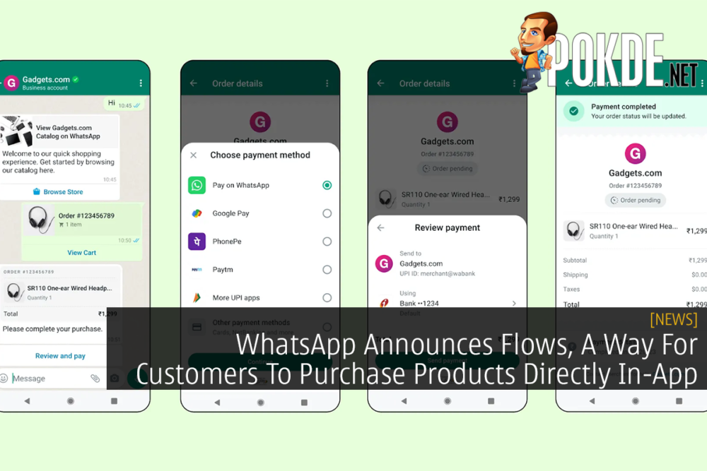 WhatsApp Announces Flows, A Way For Customers To Purchase Products Directly In-App 23