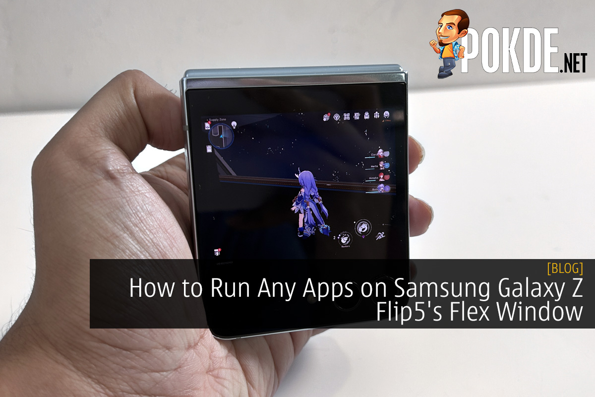 How to Run Any Apps on Samsung Galaxy Z Flip5's Flex Window 11