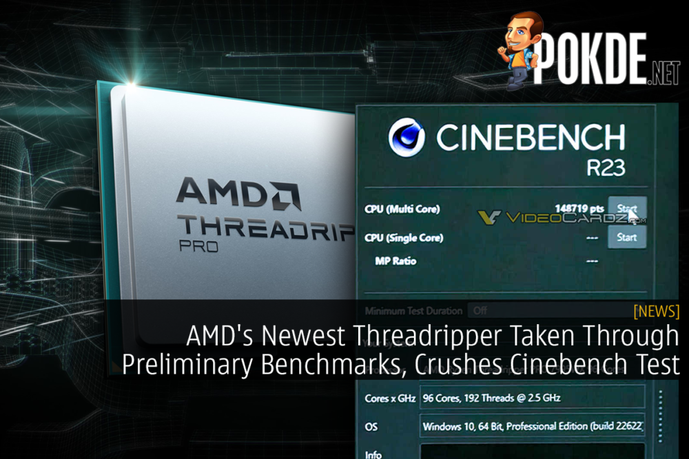 AMD's Newest Threadripper Taken Through Preliminary Benchmarks, Crushes Cinebench Test 25