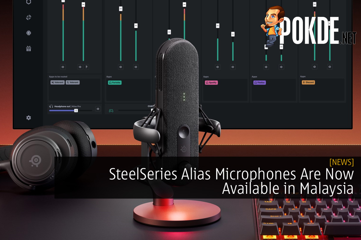 SteelSeries Alias Microphones Are Now Available in Malaysia - Powered by Sonar for Streamers