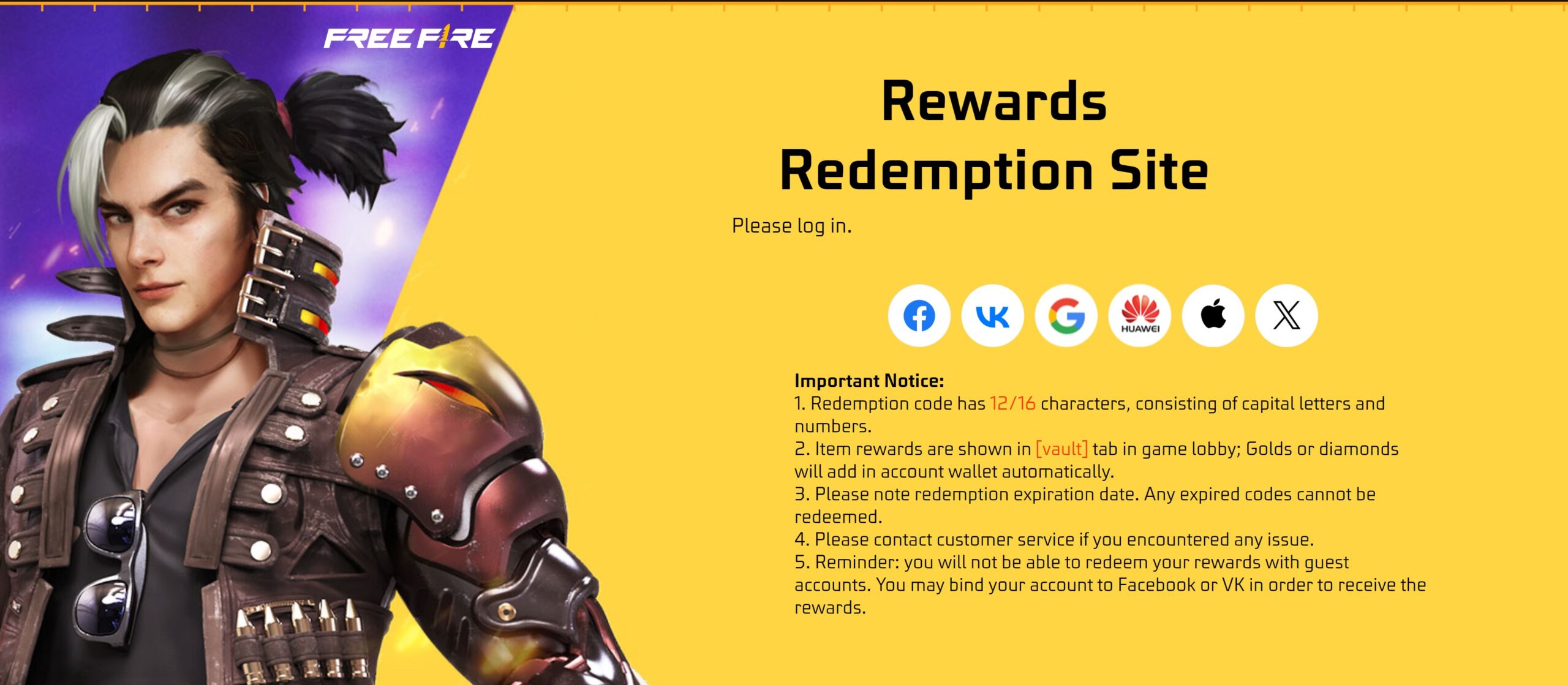 25th Jan 2023, Garena Free Fire Max Redeem Codes