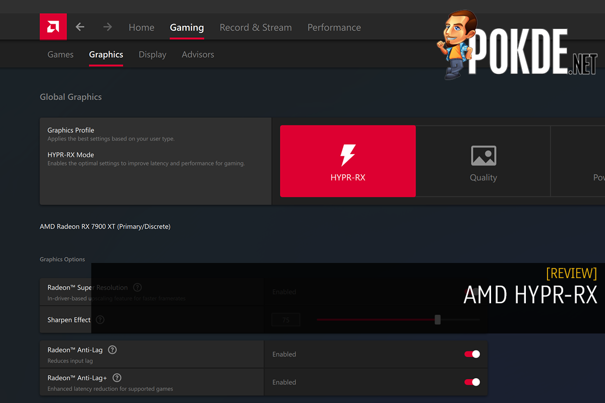 AMD HYPR-RX Review - Instant Performance Boost – Pokde.Net