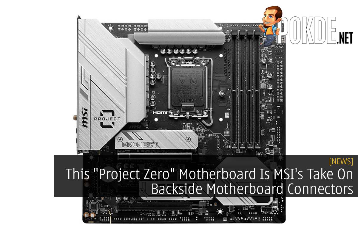 This "Project Zero" Motherboard Is MSI's Take On Backside Motherboard Connectors 12