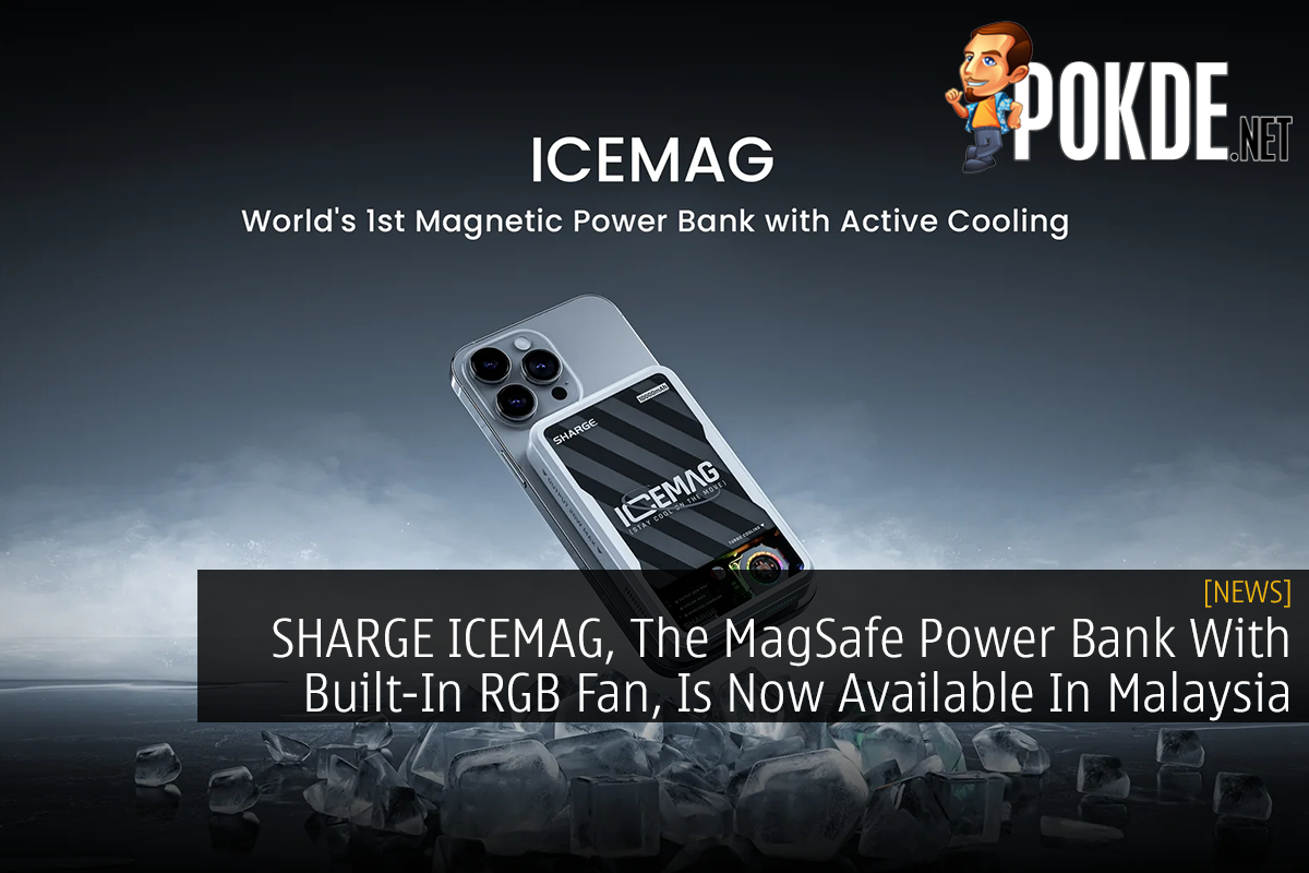 SHARGE ICEMAG, The MagSafe Power Bank With Built-In RGB Fan, Is Now Available In Malaysia 11