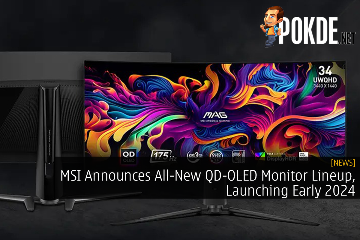 MSI Announces All-New QD-OLED Monitor Lineup, Launching Early 2024 14