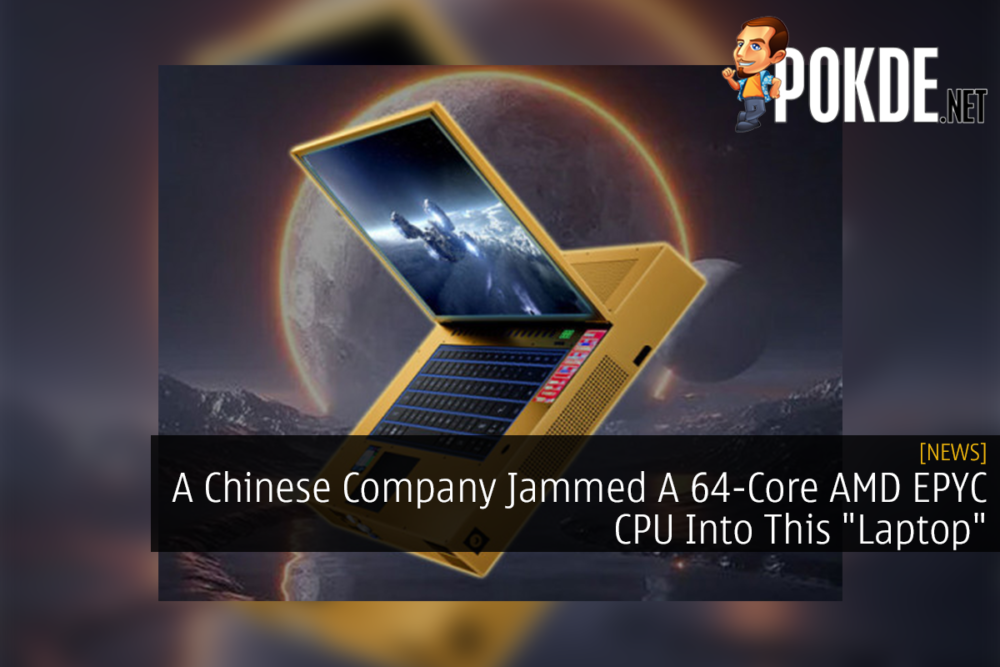 A Chinese Company Jammed A 64 Core AMD EPYC CPU Into This "Laptop" 22