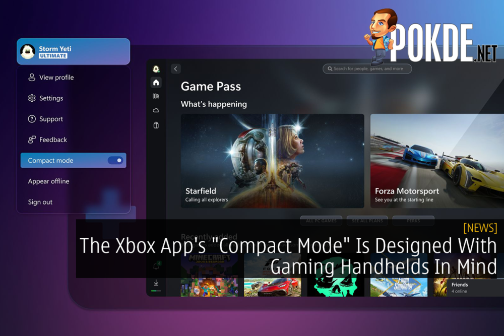 The Xbox App's "Compact Mode" Is Designed With Gaming Handhelds In Mind 34