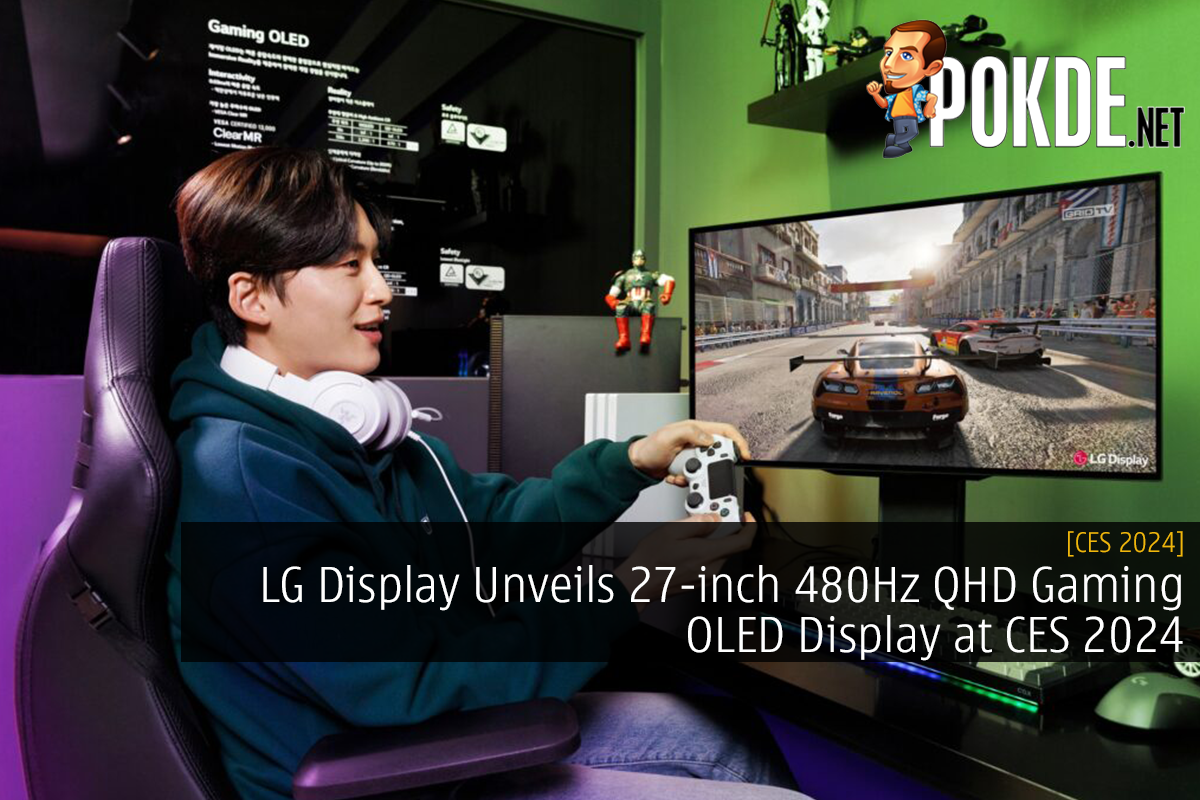 [CES 2024] LG Display Unveils 27-inch 480Hz QHD Gaming OLED Display at CES 2024 5