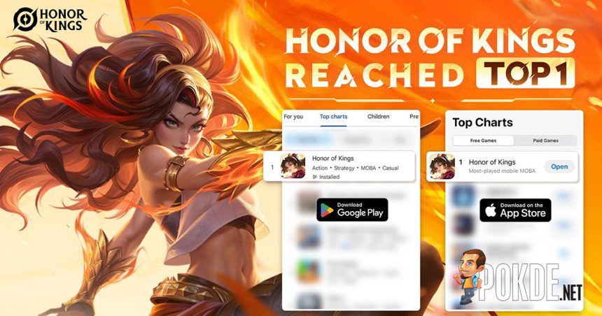 Honor Of Kings Claims Top Spot In App Store & Play Store Charts 5