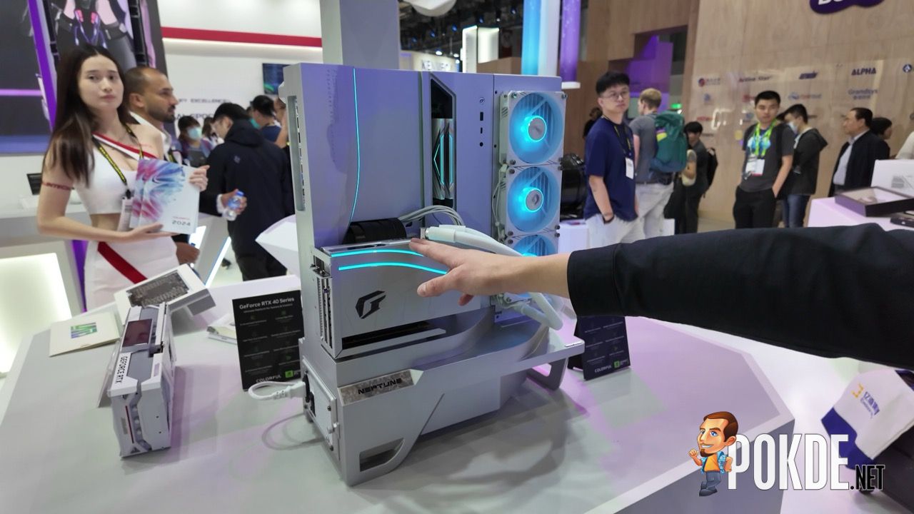 [Computex 2024] COLORFUL Neptune Series on Display - Cutting-Edge All-in-One PC with Integrated Liquid Cooling