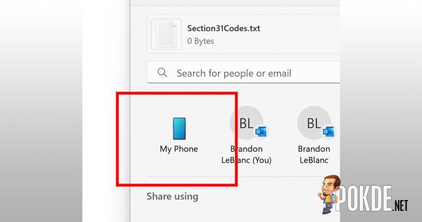 Microsoft Is Testing A Quicker Way To Share Files To Your Smartphone 5