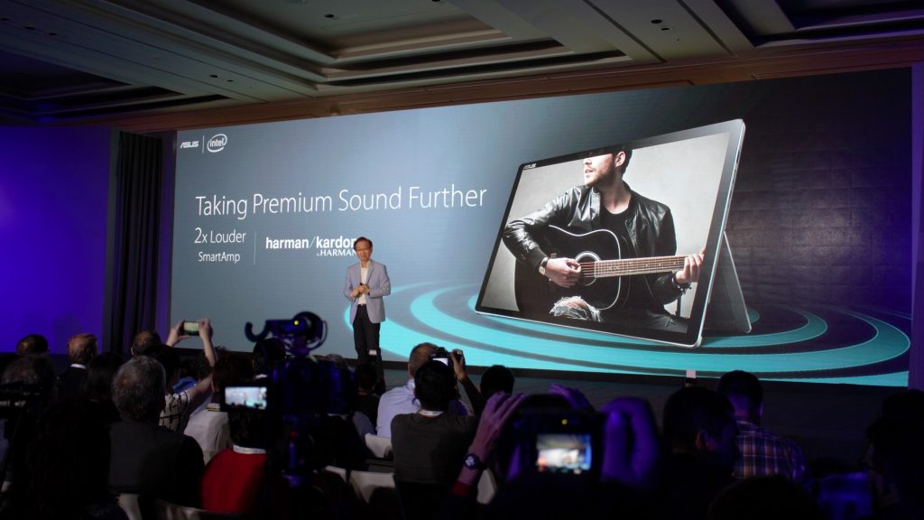 I couldn't be bothered much with the sound on the tablet personally. But some users would find it interesting bragging rights bearing the Harman Kardon speakers.