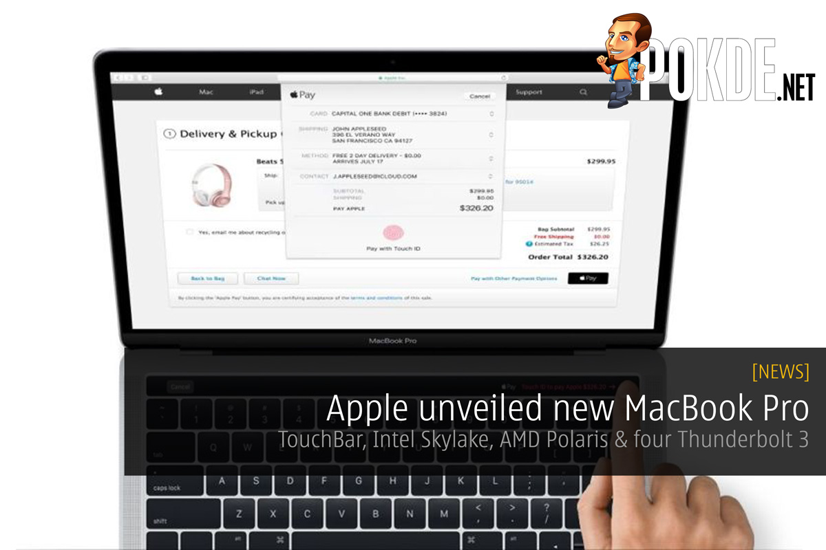 Apple unveiled new MacBook Pro — TouchBar, Intel Skylake, AMD Polaris & four Thunderbolt 3 - 37