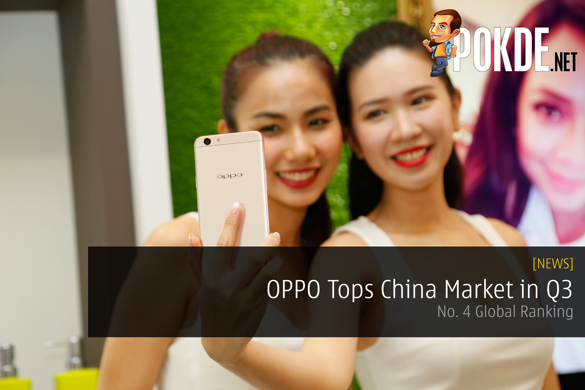 OPPO Tops China Market in Q3 — No. 4 Global Ranking - 25