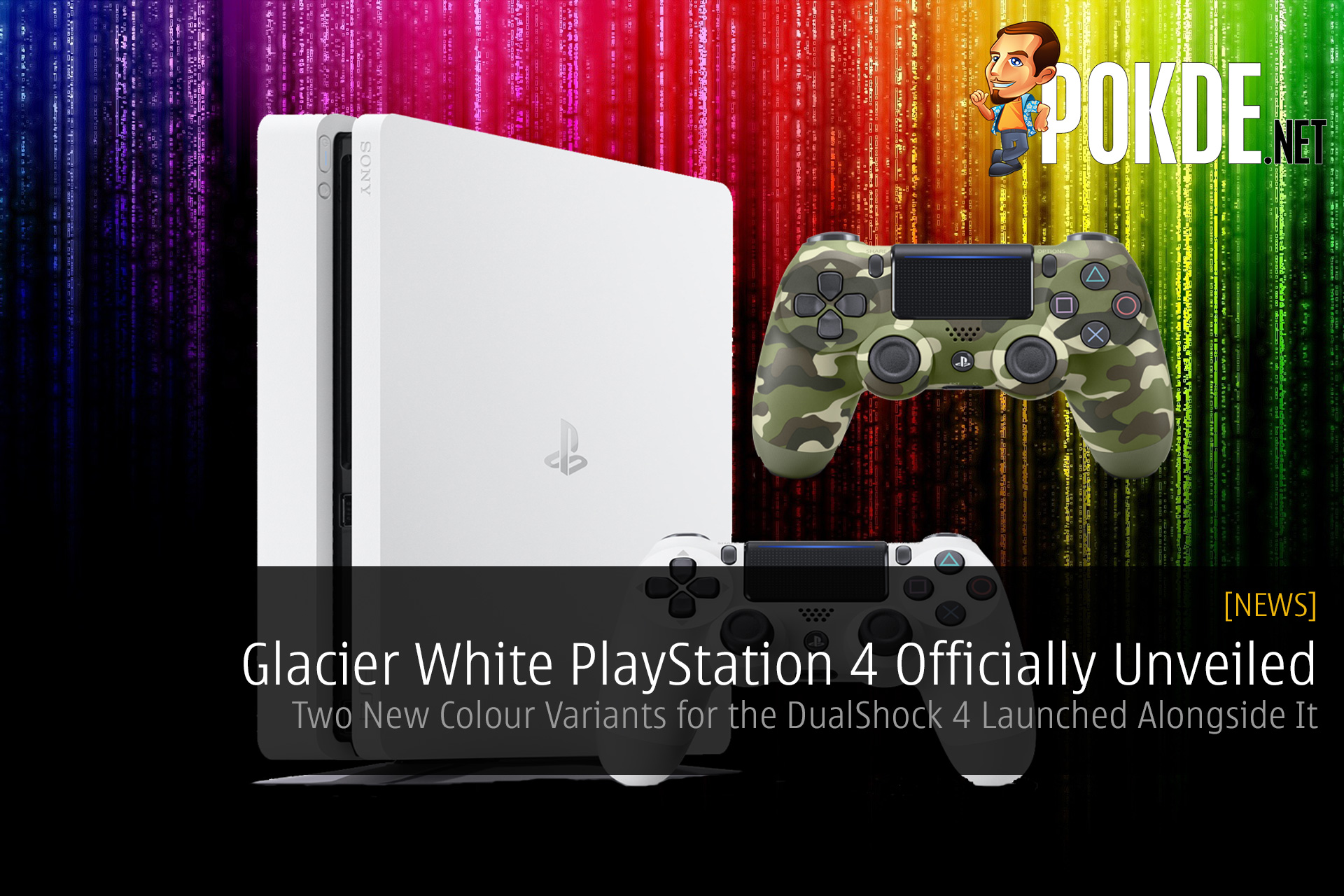 PlayStation 4 PS4 Glacier White