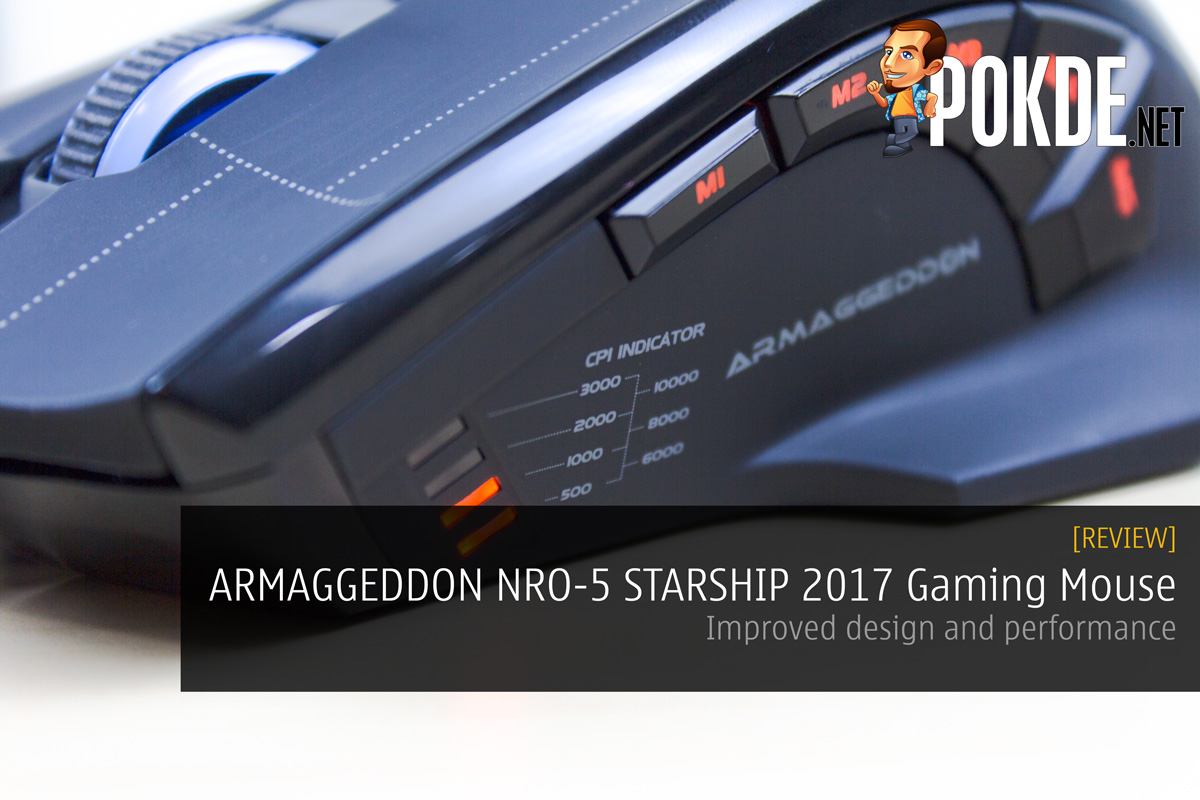 ARMAGGEDDON NRO-5 STARSHIP III 2017 Edition Gaming Mouse Review - Improved design and performance - 77