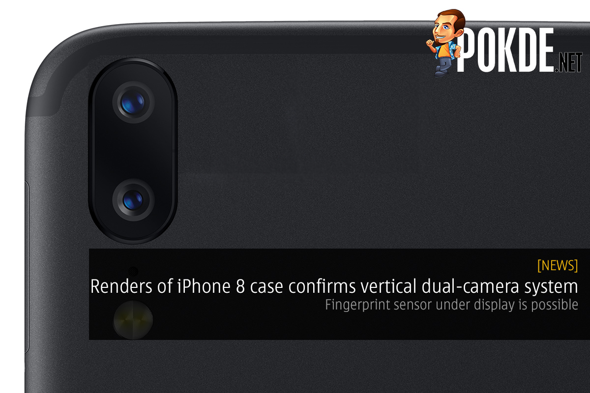 Leaked renders of iPhone 8 case confirms vertical dual-camera system; fingerprint sensor under display is possible - 28