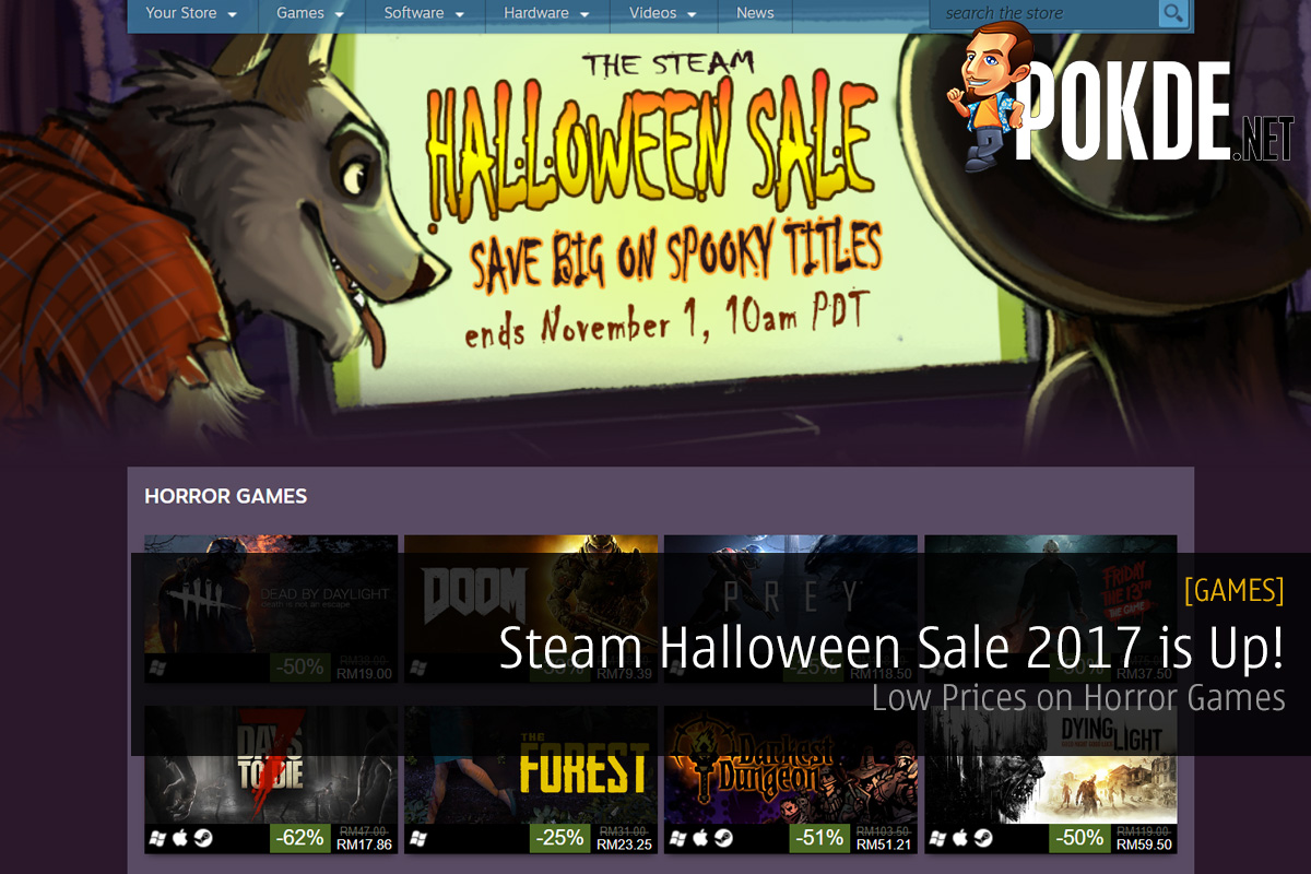 steam halloween sale 2017