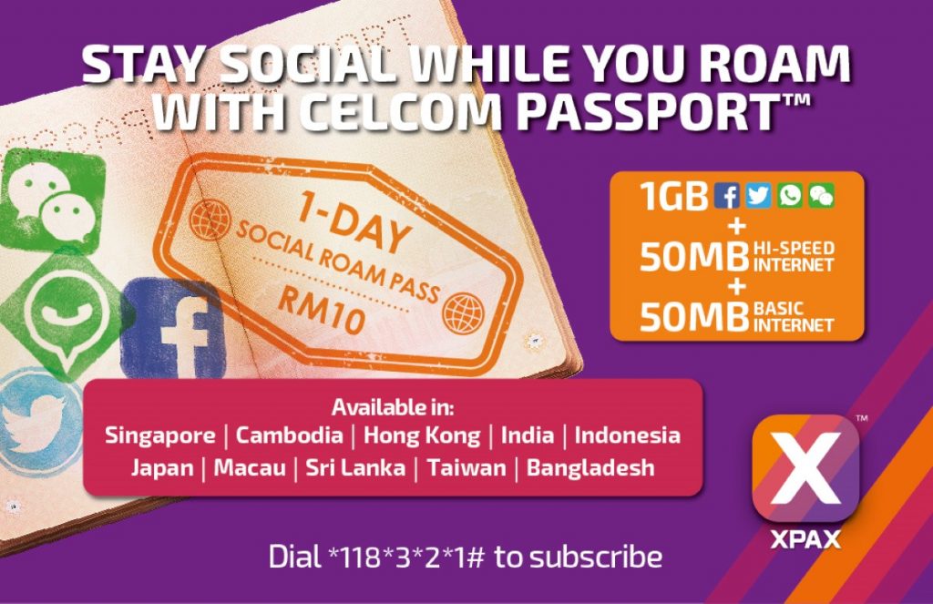 Save Money When You Go Overseas With Celcom's XPax - Internet Pass For Only RM1! - 19