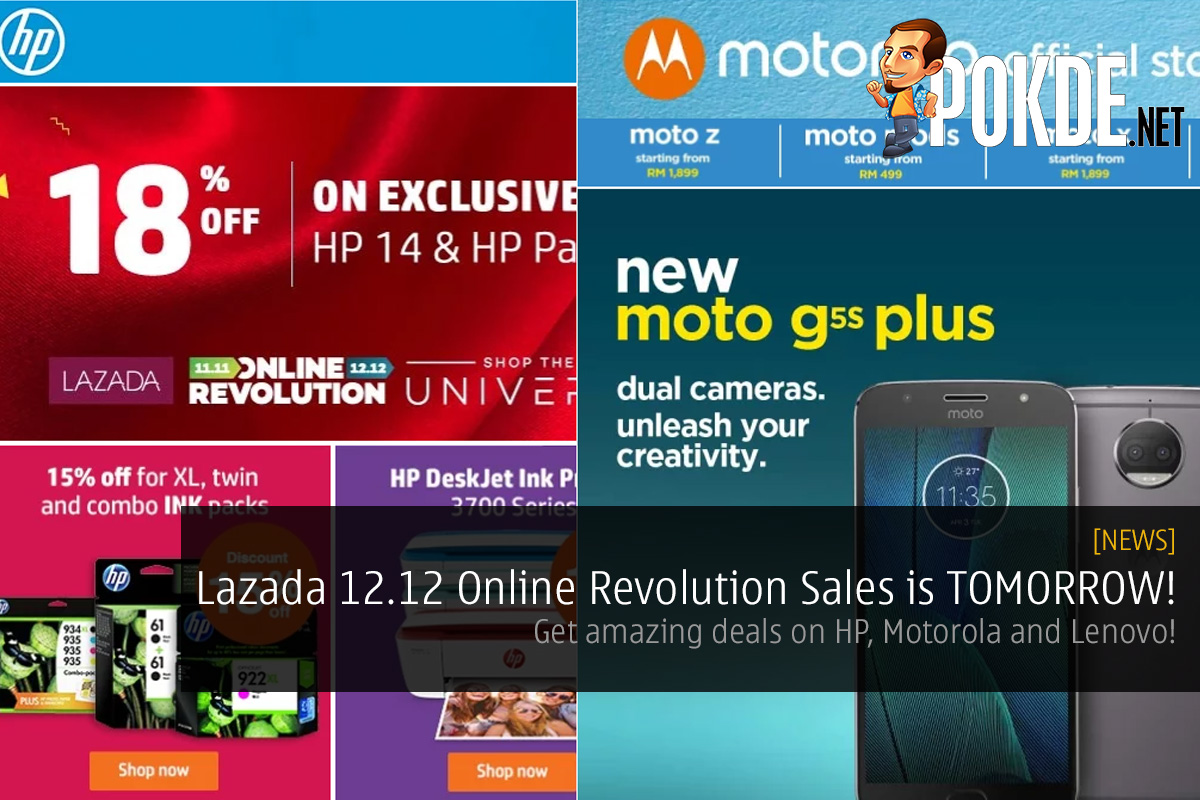 Lazada 12.12 Online Revolution Sales is TOMORROW! Get amazing deals on HP, Motorola and Lenovo! - 28