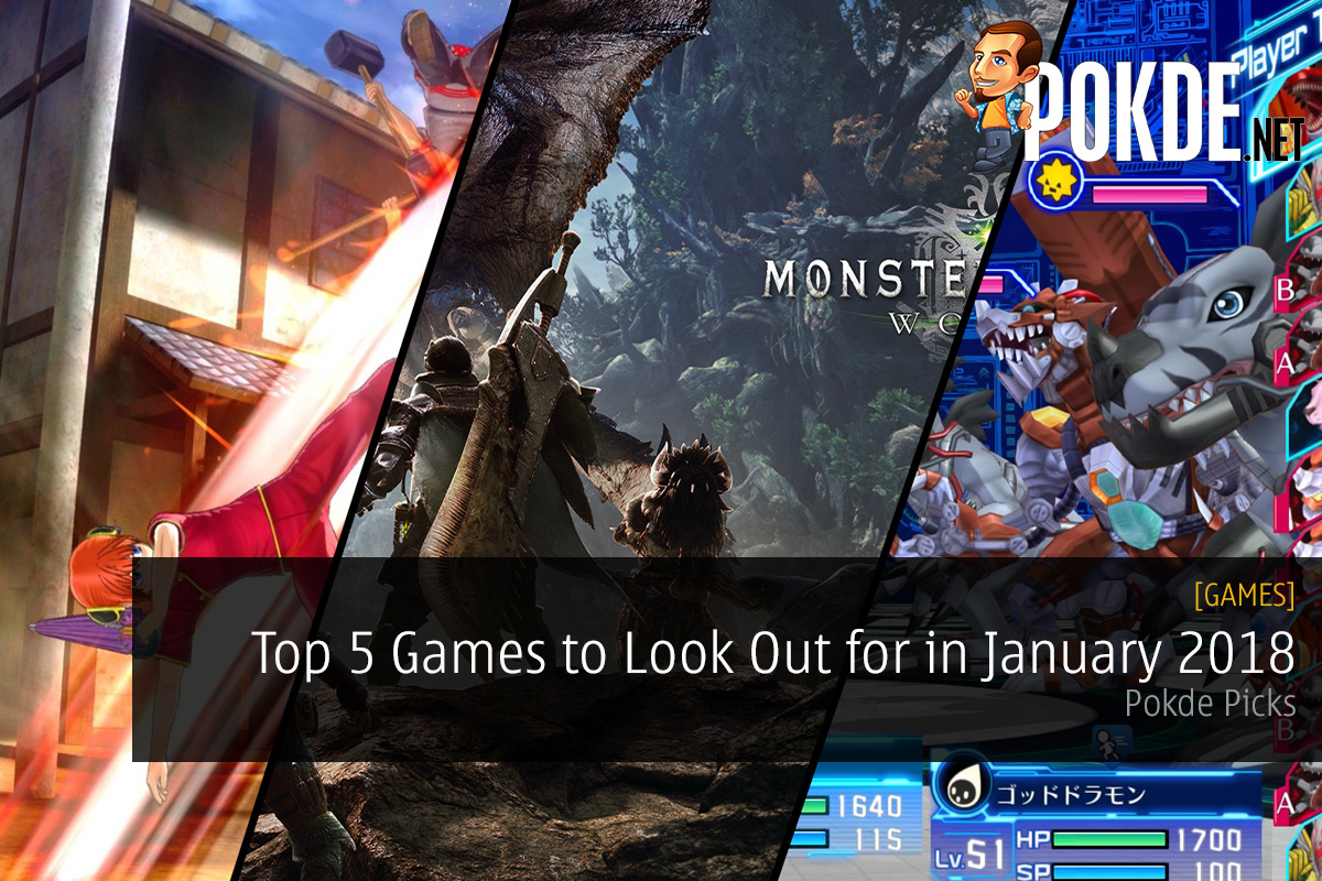 Top 5 Games to Look Out for in January 2018