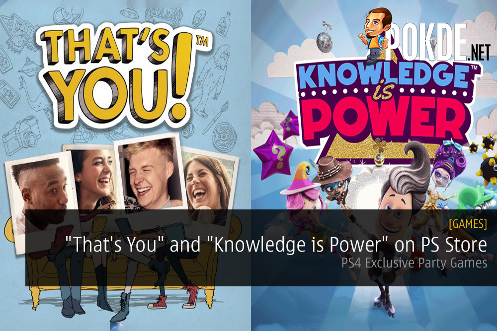 "That's You" and "Knowledge is Power" Released on PS Store - PS4 Exclusive Party Games