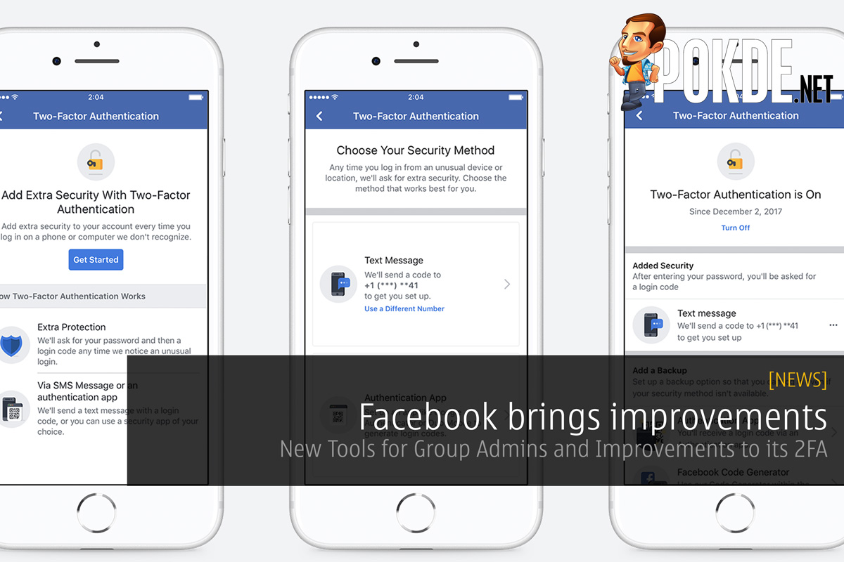 Facebook brings improvements - New Tools for Group Admins and Improvements to its 2FA - 79